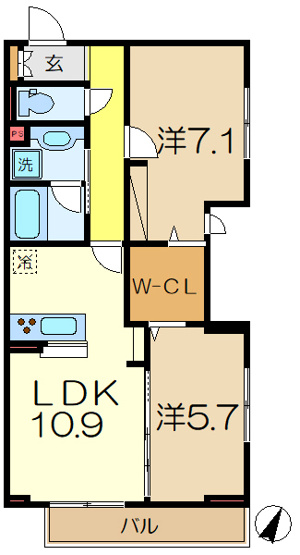 【間取り】 | ホープハイツ