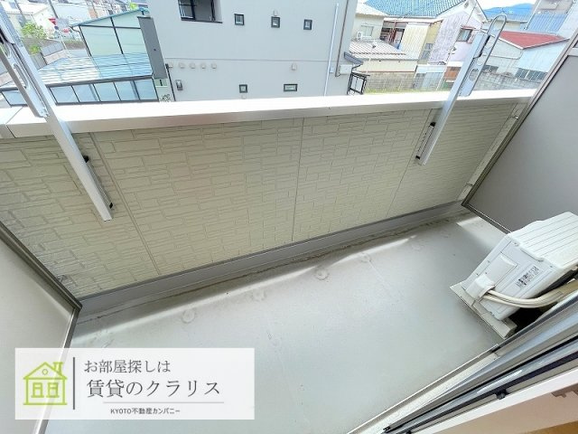 セジュールUMEDAのバルコニー