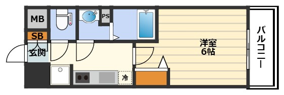 プレサンス梅田東グラッドの間取り