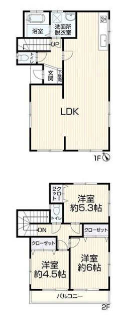 習志野市袖ケ浦６丁目の間取り