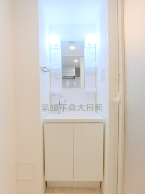 ハーモニーレジデンス羽田天空橋の洗面所|洗面脱衣所　独立洗面台