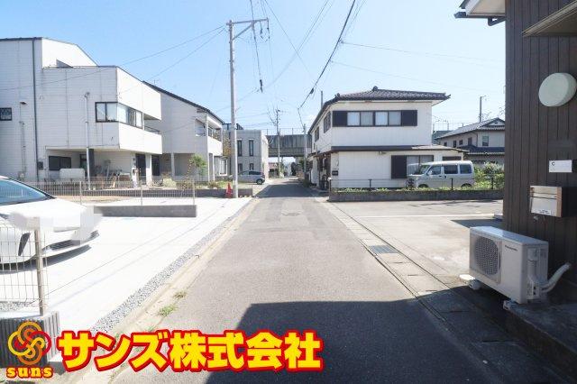 郡山市小原田3丁目　　　　1号棟　　　小原田小学校、小原田中学区の外観|南側前面道路