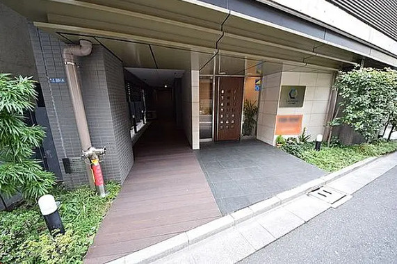 カスタリア銀座Ⅱのエントランス