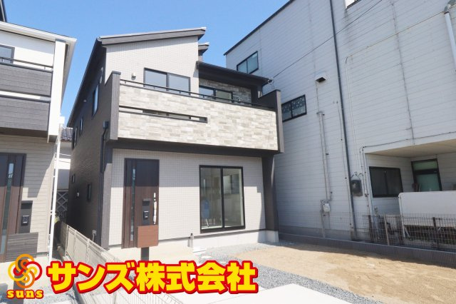 郡山市小原田3丁目　　　　２号棟　　　小原田小学校、小原田中学区の外観|南西側から見た外観♪