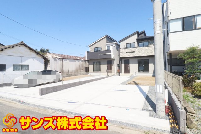 郡山市小原田3丁目　　　　２号棟　　　小原田小学校、小原田中学区の外観|南東側から見た区画全体♪