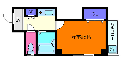 リベルテ六甲の間取り
