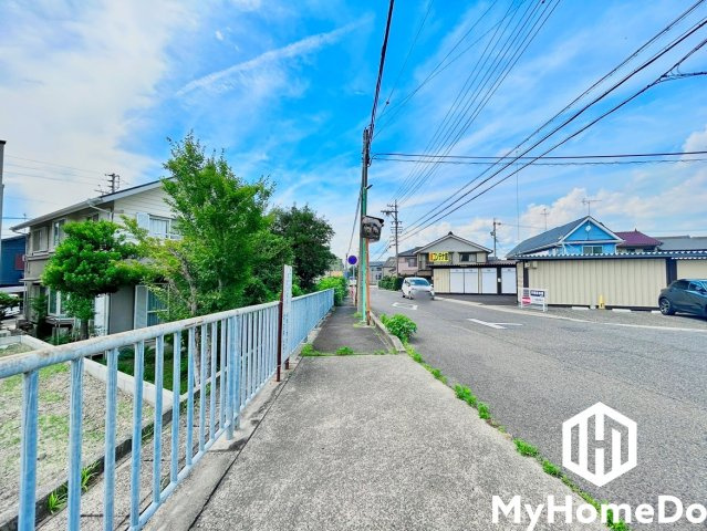 守山区西城1丁目　2期の前面道路含む現地写真