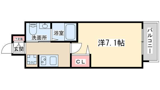 【間取り】 | エグゼ天神橋