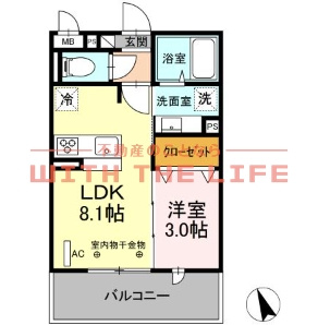 CASTILLO（カスティーヨ）【キャッシュバック】の間取り