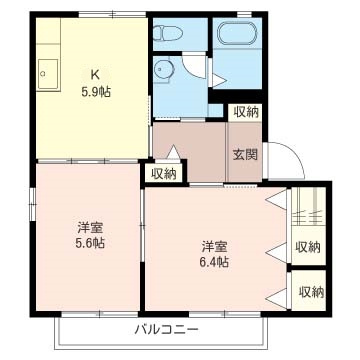 【間取り】 | シャーメゾンしらさぎＣ