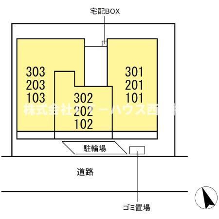 D-coralの区画図