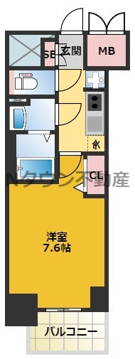【間取り】 | プレサンスTHE久屋大通レジェンド | 間取りです。