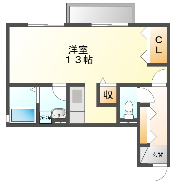 ももたろうハイツの間取り