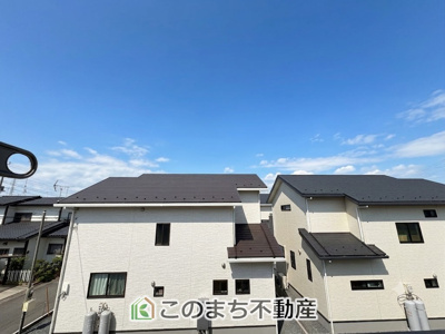 【展望】 | ワイウッドコート古河市西牛谷第4期　 | 2階バルコニーからの眺望です☆