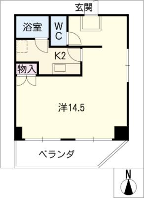 キャッスル一社の間取り