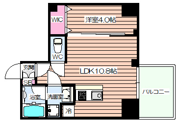 【間取り】 | ブエナビスタ阿波座タワー