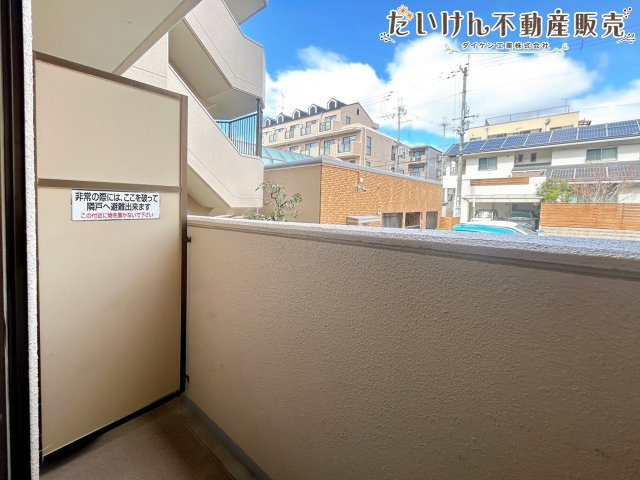 ユニライフ明石魚住のバルコニー