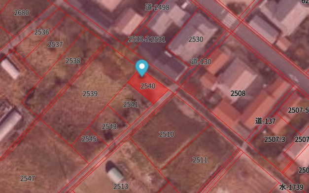 富益町土地の土地図