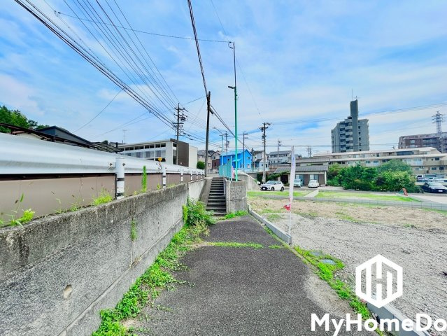 守山区西城1丁目　2期の前面道路含む現地写真