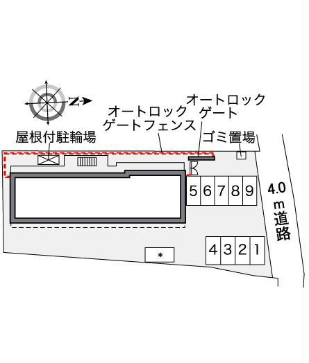 レオパレスチェリーハウスの区画図