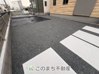 【庭】 | ワイウッドコート古河市西牛谷第4期　 | 広々としたお庭でプール遊びやBBQを楽しめます☆