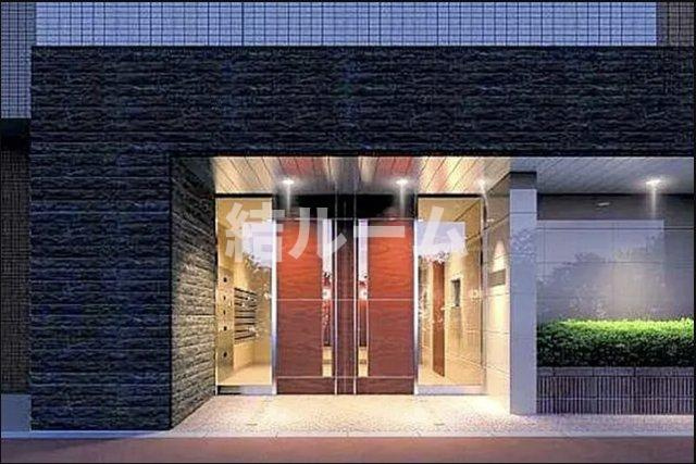板橋区南常盤台１丁目の賃貸マンションのエントランス