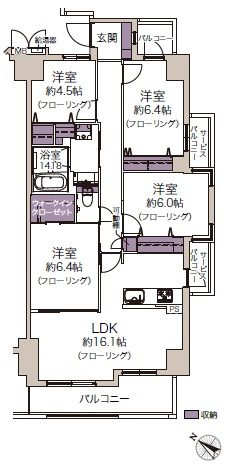 【間取り】 | ブリックロード山の手