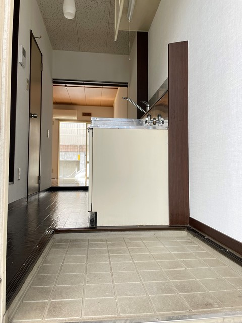 サンハイツの玄関