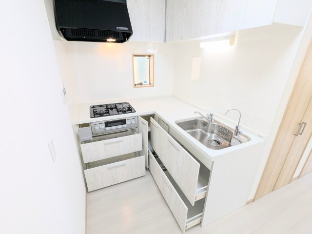 葛飾区西新小岩５丁目の戸建のキッチン|～システムキッチン写真～