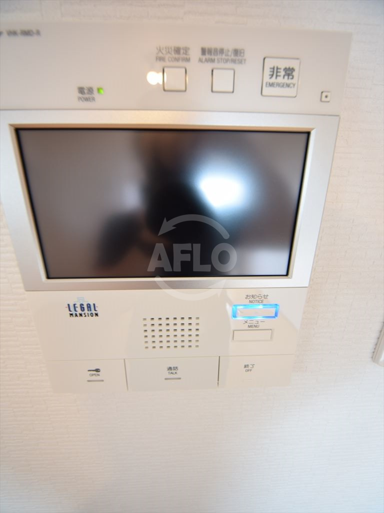 リーガル南船場Ⅲのセキュリティ|リーガル南船場ⅠⅠⅠ　TVモニター付きインターホン