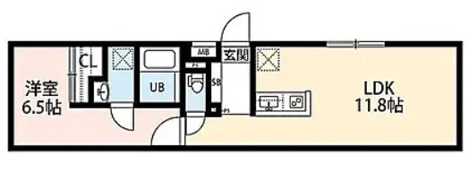 BIBLIO　MEGUROの間取り|間取りです。
