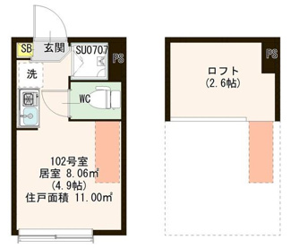 【間取り】 | Lei maile elua