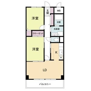 アルカディア甲南（フィール甲南）の間取り