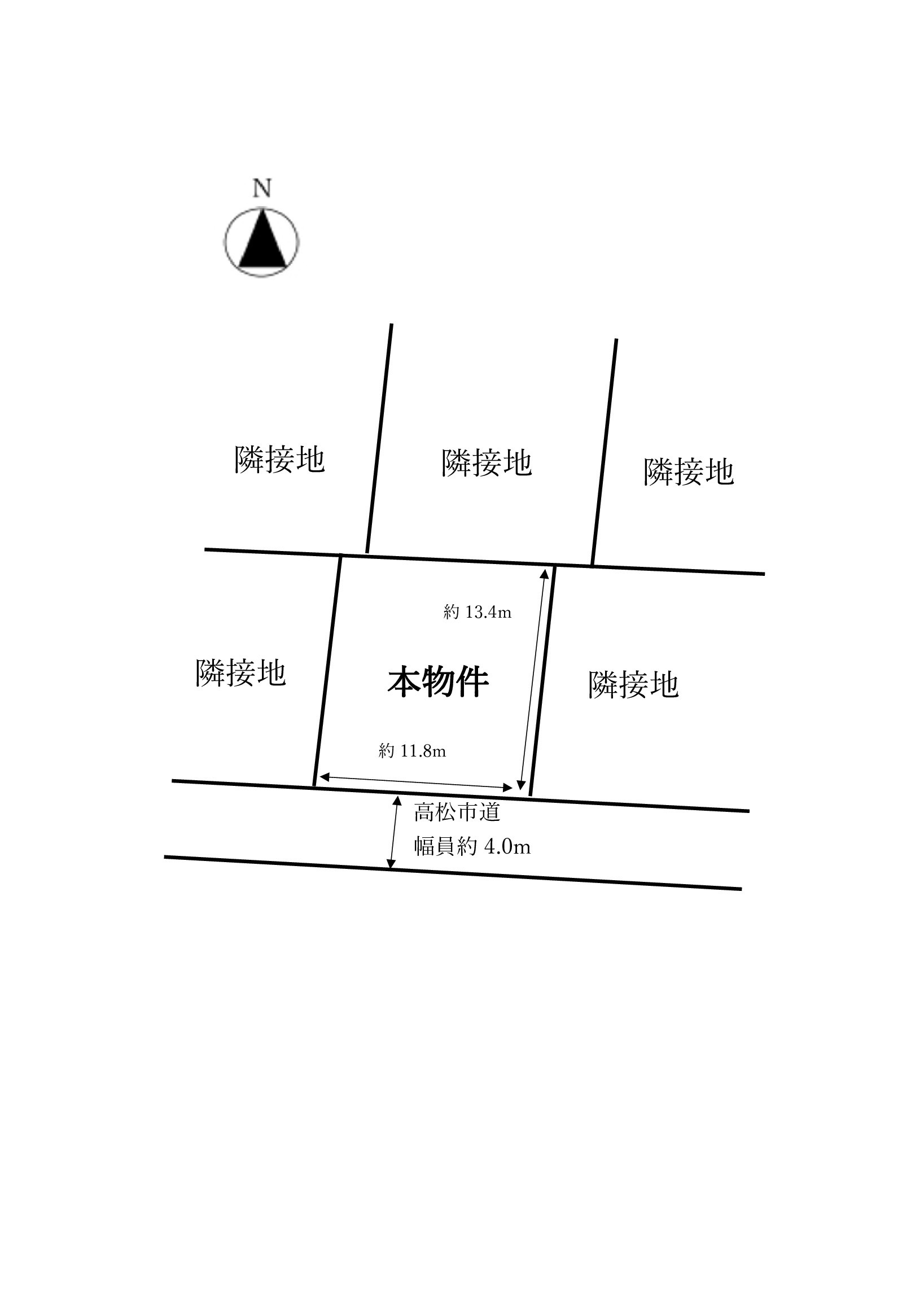 林町　土地の土地図