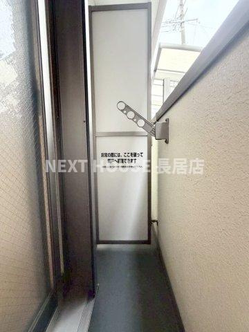 天王寺北Rマンションのバルコニー