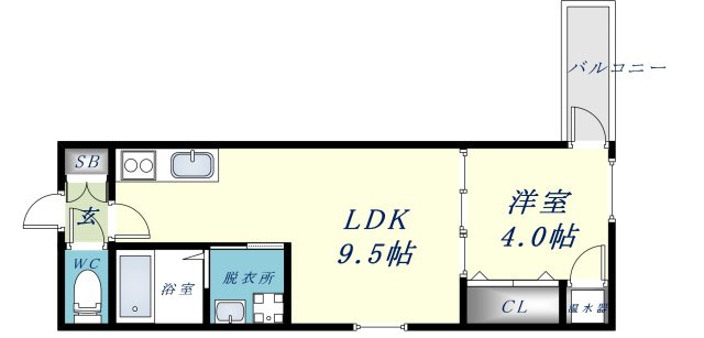 Muses花園本町の間取り