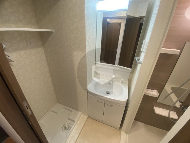 Luxe玉造南の洗面所