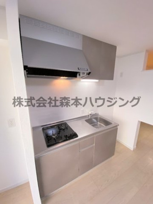 【キッチン】 | 　キャルムコート交野2番館 | きれいなキッチンです