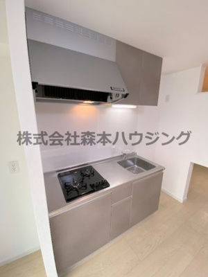 【キッチン】 | 　キャルムコート交野2番館 | きれいなキッチンです
