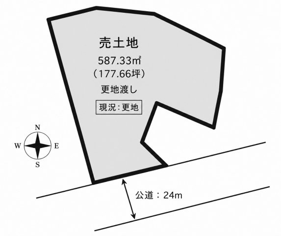 倉敷市広江５丁目の売地