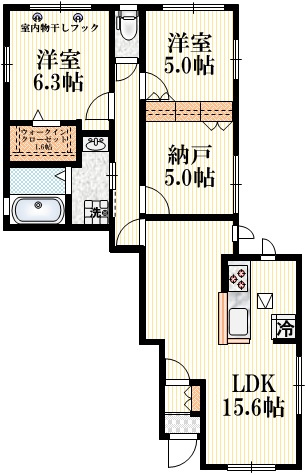 K・アネックスの間取り|★リビングとダイニングを分けられるレイアウトができます★