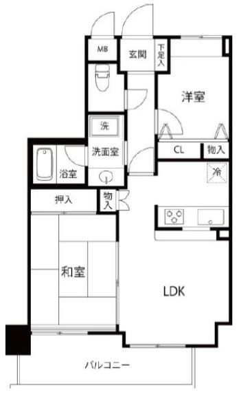 グリーンコートの間取り