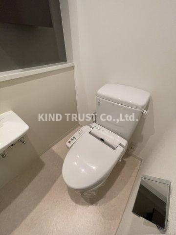 クレストフォルム大阪天満橋のトイレ|落ち着いたトイレです