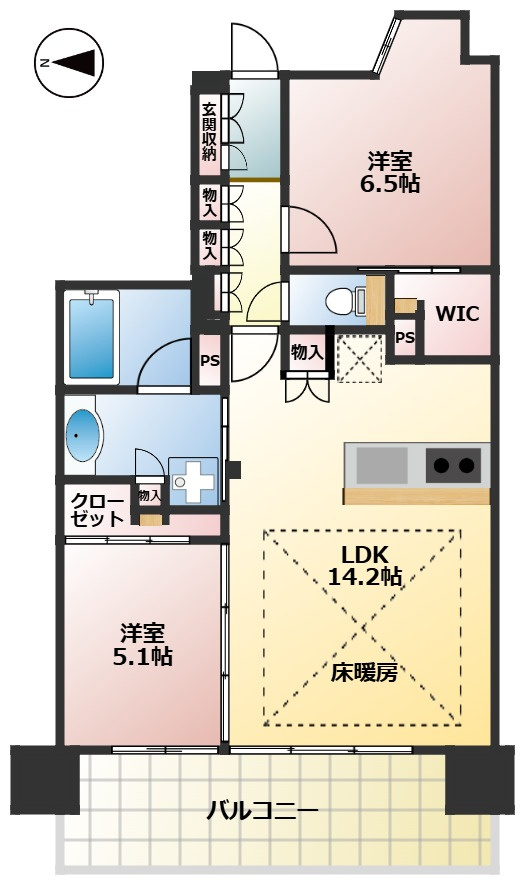 【間取り】の画像