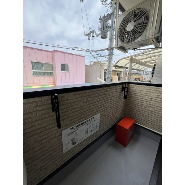 H-maison高井田のバルコニー