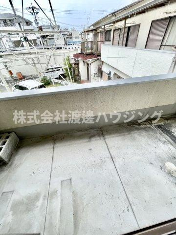 藤田町4丁目貸家のバルコニー