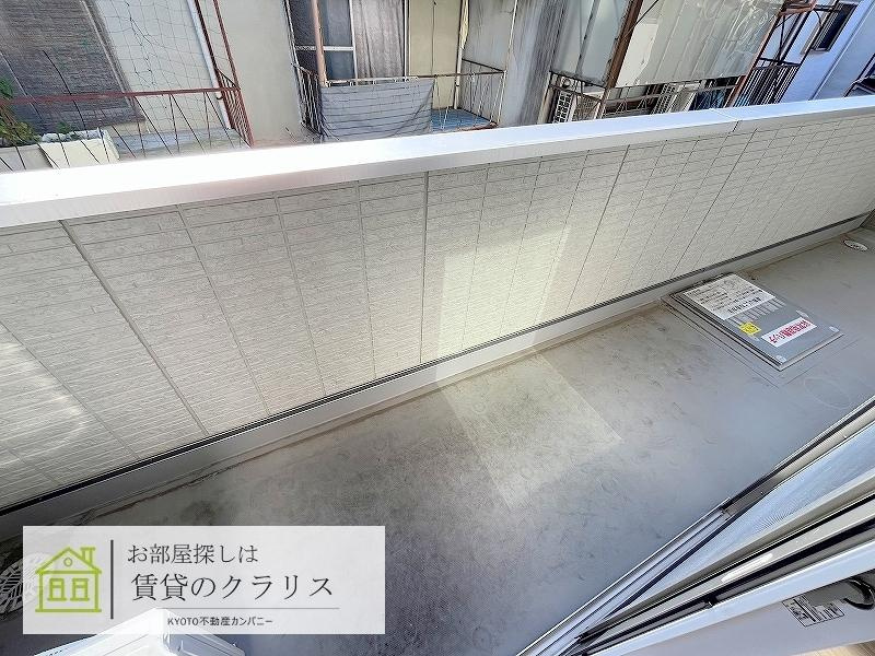 エルピーダ桂のバルコニー
