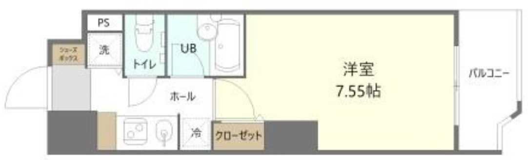 千代田区岩本町３丁目の賃貸マンションの間取り
