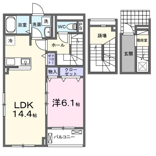 【間取り】 | アールズハイムⅡ