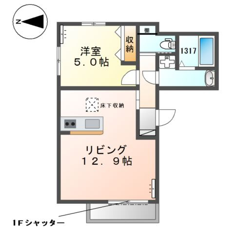 ボナール久保町の間取り